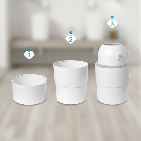 פח חיתולים טלסקופי – Telescopic Nappy Bin