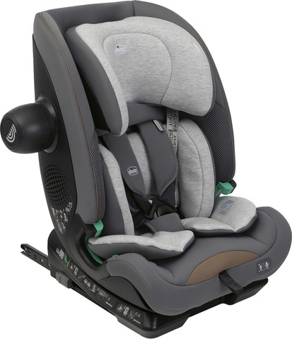 כסא בטיחות ובוסטר סיט & גו Seat&Go בטיחות ונוחות לאורך שנים - אפור Glam Grey
