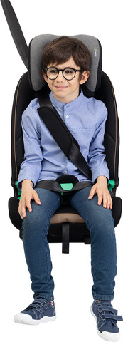 כסא בטיחות ובוסטר סיט & גו Seat&Go בטיחות ונוחות לאורך שנים - אפור Glam Grey