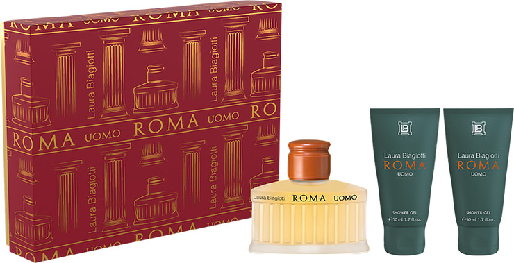 ROMA UOMO סט א.ד.ט + ג'ל רחצה + ג'ל רחצה לגבר