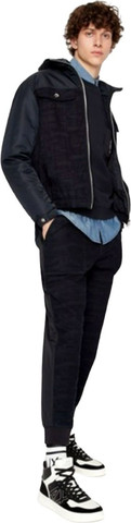 מעיל Armani Exchange לגברים דגם Jacquard Camou
