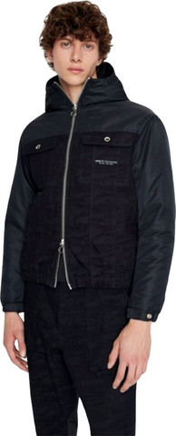מעיל Armani Exchange לגברים דגם Jacquard Camou