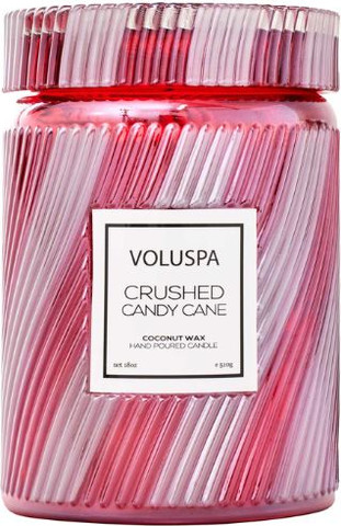 נר ריחני בצנצנת זכוכית 510 גרם - Crushed Candy Cane