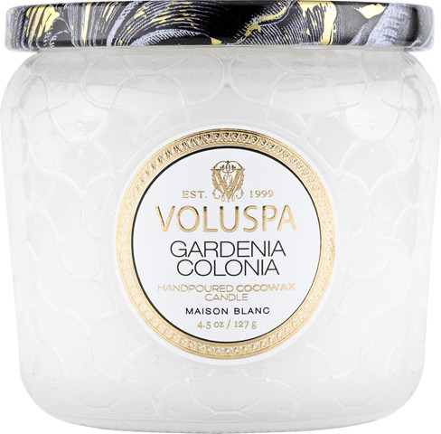 נר ריחני בצנצנת זכוכית Gardenia Colonia - Petite Jar