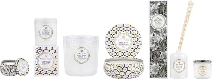 נר ריחני בצנצנת זכוכית Gardenia Colonia - Petite Jar