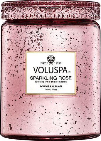 נר ריחני בצנצנת זכוכית 510 גרם - Sparkling Rose