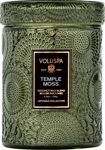 נר ריחני בצנצנת זכוכית 156 גרם - Temple Moss