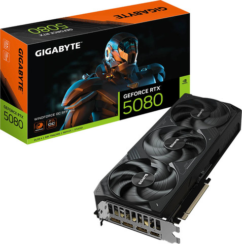 כרטיס מסך Gigabyte GeForce RTX 5080 16GB WindForce SFF OC