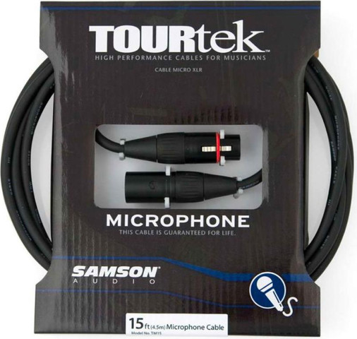 כבל XLR-XLR למיקרופון 4.5מ  TM15 15' Mic Cable