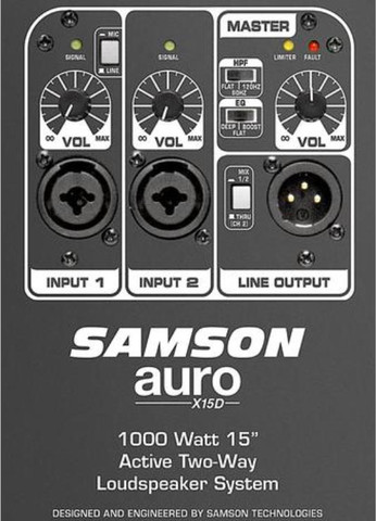 רמקול מוגבר Auro X15D Powered Speaker 1,000 watts