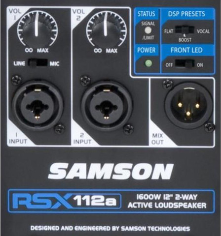 רמקול מוגבר ארגז מעץ  RSX112A 1600W Active Loudspeaker