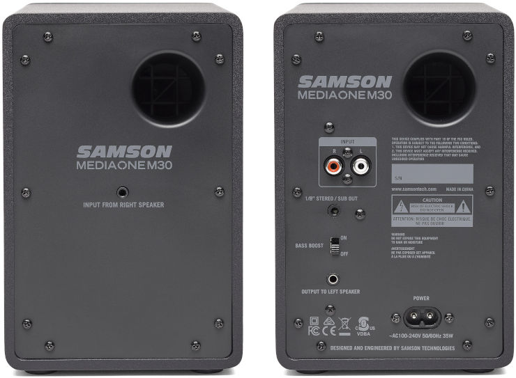 מוניטורים לאולפן SAMSON M30