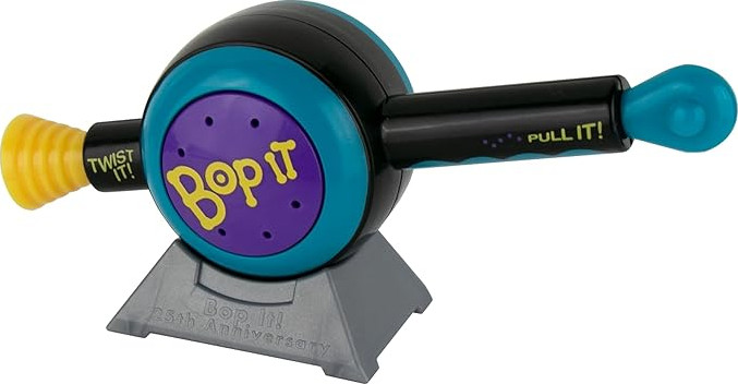 משחק Bop It אלקטרוני בגודל מינאטורי