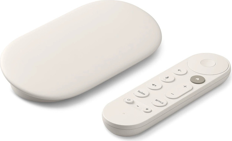 סטרימר Google TV 4K צבע פורצלן