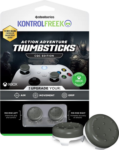צמד מתאמים ארגונומיים לאגודל ל- XBox מהדורת CQC Edition אפור