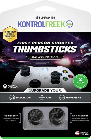 צמד מתאמים ארגונומיים ל- XBox, מהדורת Black Galaxy Edition שחור