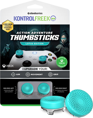 צמד מתאמים ארגונומיים לאגודל ל- XBox מהדורת Lotus תכלת