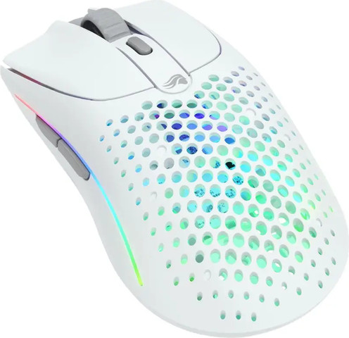 עכבר גיימינג אלחוטי Glorious Model O 2 Wireless בחרו צבע לבן