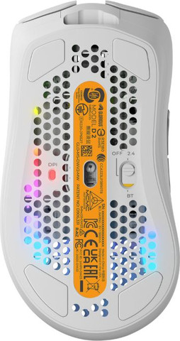 עכבר גיימינג אלחוטי Glorious Model D 2 Wireless  צבע לבן מט