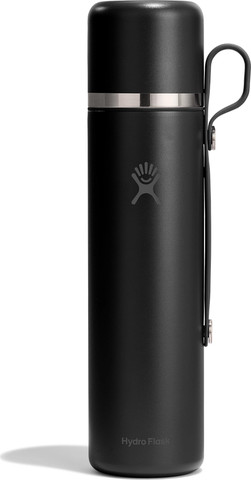 תרמוס מנירוסטה 1.06 ליטר עם כוס מבית Hydro Flask – שחור