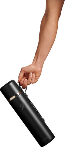 תרמוס מנירוסטה 1.06 ליטר עם כוס מבית Hydro Flask – שחור