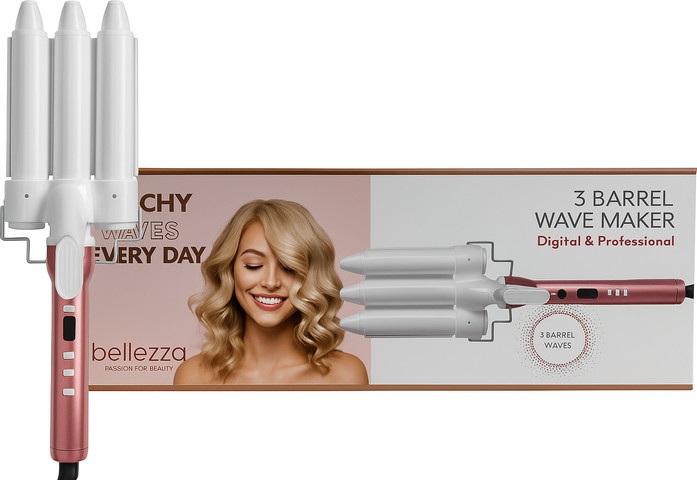 מסלסל גלי וייבר WAVE MAKER צבע ורוד