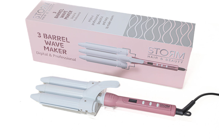 STORM מסלסל גלי וייבר WAVE MAKER צבע ורוד