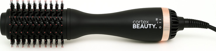 קורטקס מיני HOT BRUSH שחור רוז גולד