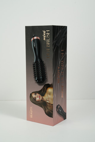 קורטקס מיני HOT BRUSH שחור רוז גולד
