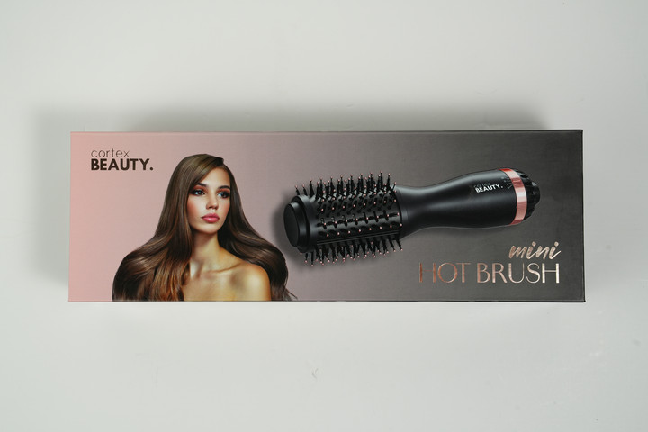 קורטקס מיני HOT BRUSH שחור רוז גולד