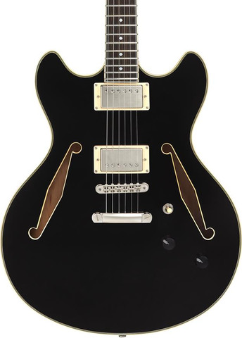 גיטרה רבע נפח EXCEL DC TOUR SOLID BLACK