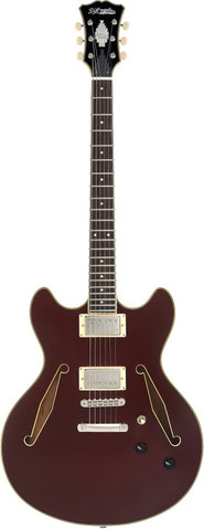 גיטרה חשמלית 1/4 נפח כולל ארגז  EXCEL DC TOUR SOLID WINE