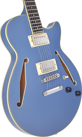 גיטרה חשמלית 1/4 נפח כולל ארגז  EXCEL SS TOUR SLATE BLUE