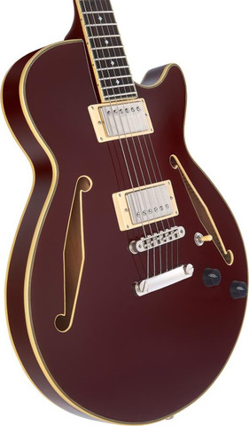 גיטרה חשמלית 1/4 נפח כולל ארגז EXCEL SS TOUR SOLID WINE