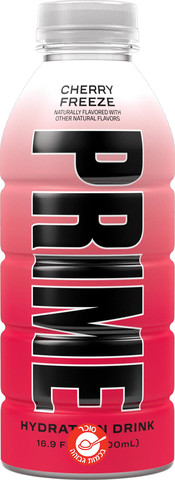 Prime Hydration Drink Cherry Freeze פריים משקה איזוטוני בטעם דובדבן קפוא - חדש
