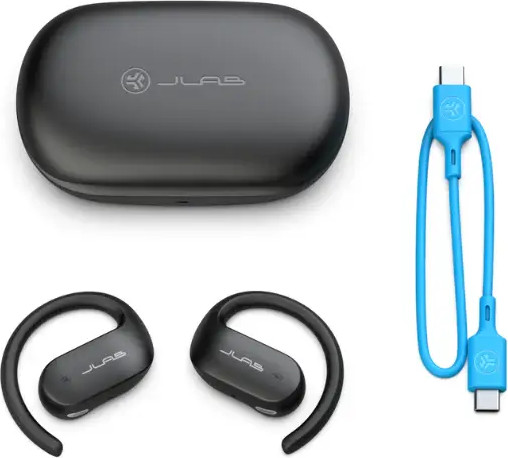 אוזניות ספורט אלחוטיות JLab Jbuds Open Sport TWS שחור