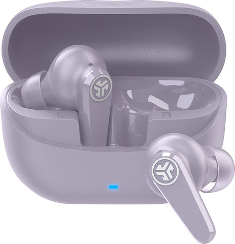 אוזניות אלחוטיות JLab Go Pods ANC עם חיבור לשני מכשירים בחרו צבע לילך