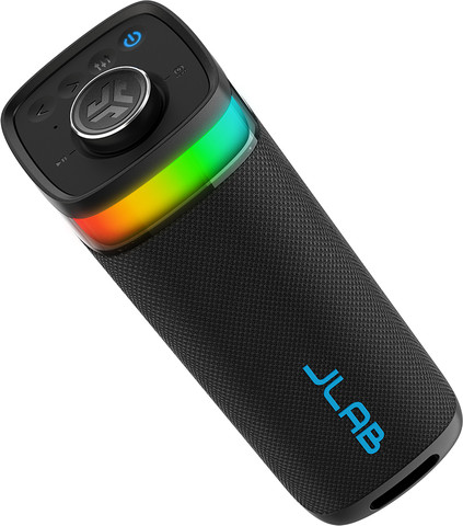 רמקול נייד JLab JBuds Party סאונד עוצמתי 30W תאורה RGB חיבור Bluetooth 5.3 שחור