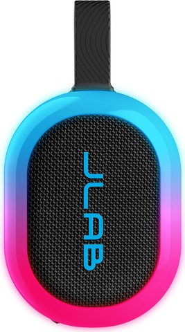 רמקול נייד קומפקטי ועוצמתי JLab Pop Party 5W עם Bluetooth ו־ RGB בחרו צבע ורוד