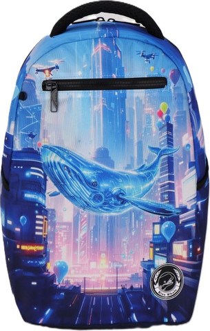 תיק גב KISS WHALE דגם עיר העתיד