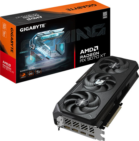 כרטיס מסך Gigabyte Radeon RX 9070 XT 16GB Gaming OC
