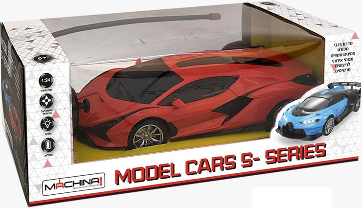 מכונית מרוץ MODEL CARS S-SERIES על שלט רחוק עם אורות קדמיים (מגוון דגמים)