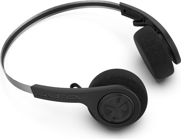אוזניות אלחוטיות JLab Rewind עיצוב רטרו עם Bluetooth שחור