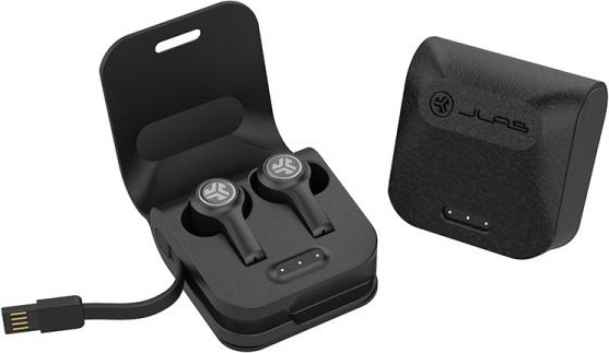 אוזניות אלחוטיות JLab JBuds Air Executive True Wireless לשיחות ומוזיקה  צבע שחור