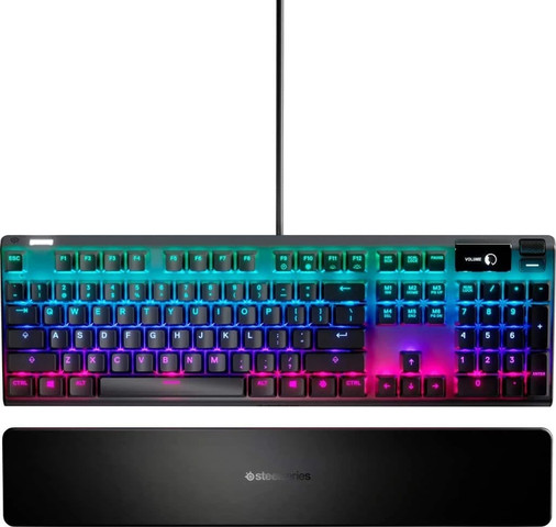 מקלדת גיימינג מכנית SteelSeries Apex 7 TKL Compact Mechanical Gaming KB Red Switch