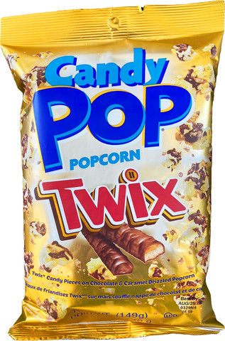 Popcorn Candy Pop Twix פופקורן מותגים טוויקס