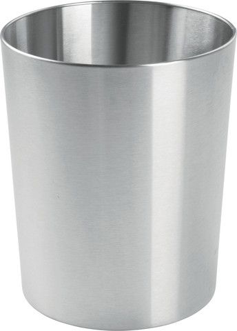 פח עגול כסוף מתכתי PATTON Waste Can