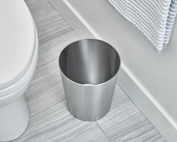 פח עגול כסוף מתכתי PATTON Waste Can