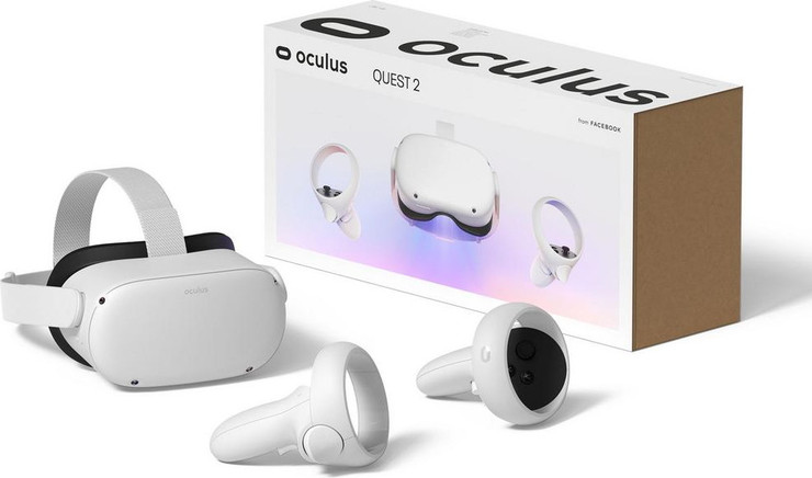 משקפי VR - מציאות מדומה Oculus אוקולוס Quest 2 128GB All-in-one