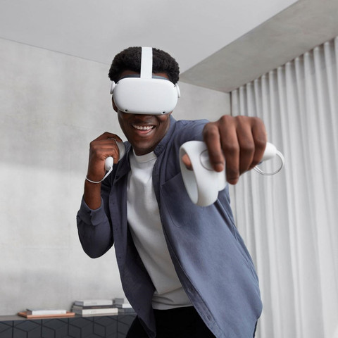 משקפי VR - מציאות מדומה Oculus אוקולוס Quest 2 128GB All-in-one